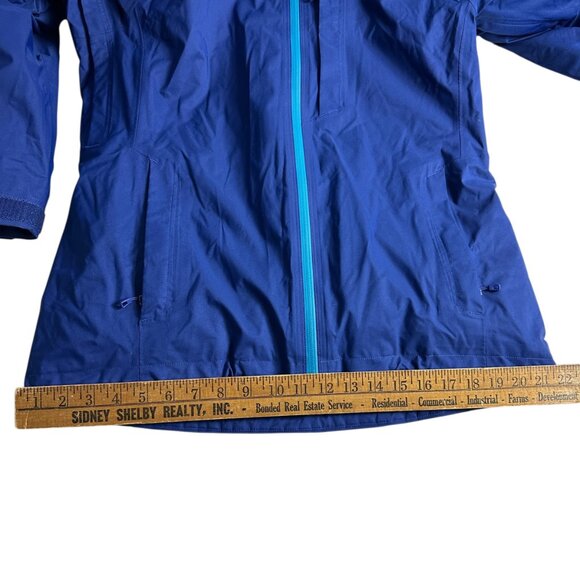Patagonia 3-in-1 Snowbelle Jacket Cobalt Blue Women's Medium Ski Snowboard Shell - Picture 14 of 16